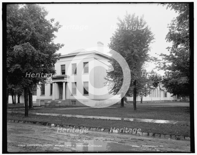 Homeopathic medical building, U. of M., Ann Arbor, Michigan, between 1890 and 1901. Creator: Unknown.