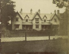 Gabled House Across Lane, 1850s. Creator: Unknown.