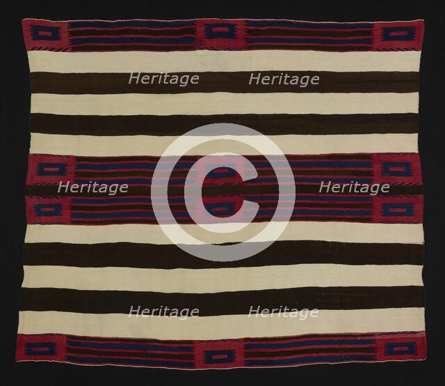 Chief Blanket (Second Phase), Arizona, 1850/65. Creator: Unknown.