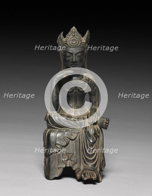 Buddha of the Future (Maitreya), late 600s. Creator: Unknown.