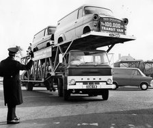 100,000th Transit van is delivered 1968. Creator: Unknown.