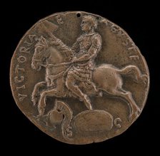 Man Riding [reverse], fourth quarter 15th century. Creator: Antonio Averlino.