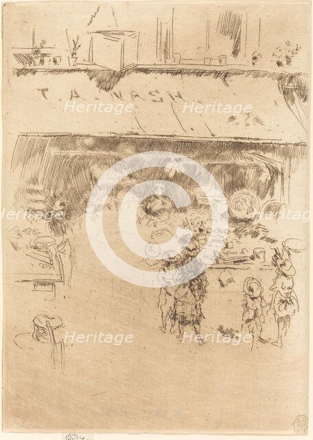 T.A. Nash's Fruit-Shop, c. 1886. Creator: James Abbott McNeill Whistler.