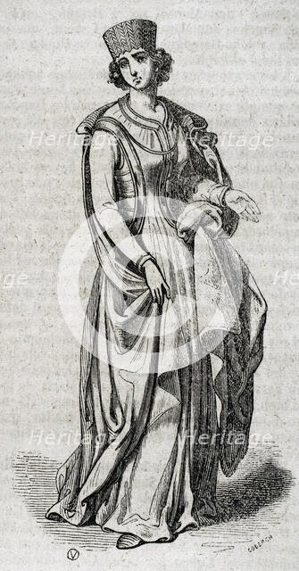 Elisabeth of Swabia, 1852.  Creator: Coderch.