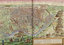 Map of Cairo, 1595. Creator: Gerardus Mercator.