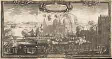 Panorama of the Siege of Kronborg Castle, 1658, 1696. Creator: Dahlbergh; Erik (1625-1703).