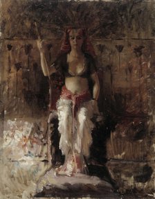 The Egyptian Queen, Academy Rehearsal, 1877-1878. Creator: Albert Edelfelt.