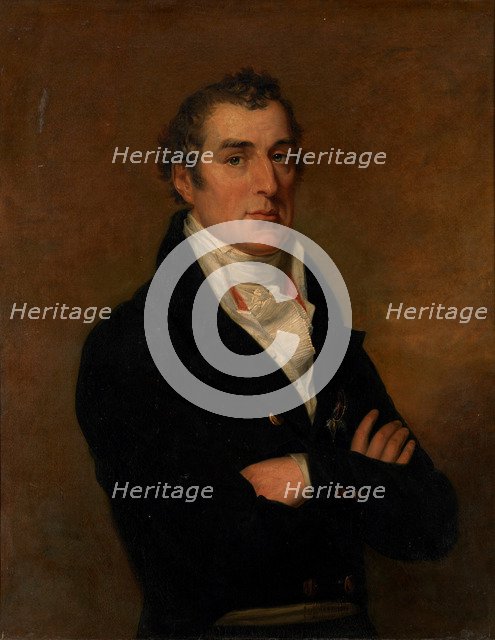 Portrait of Arthur Wellesley (1769-1852), 1st Duke of Wellington. Artist: Dawe, George (1781-1829)