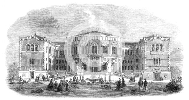 The new Storthing House, Christiania, Norway, 1861. Creator: Unknown.