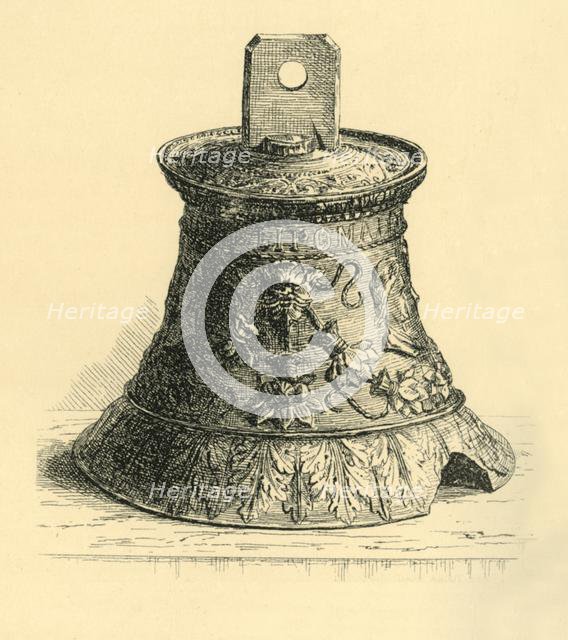 Bronze hand bell, c1530-c1570, (1881).  Creator: W E Mackaness.