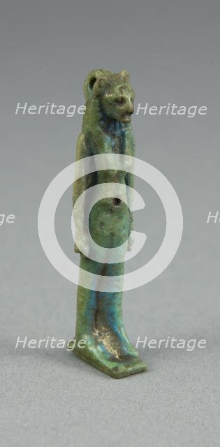 Amulet of the Goddess Sekhmet, Egypt, New Kingdom-Third Intermediate Period (about 1550-664 BCE). Creator: Unknown.