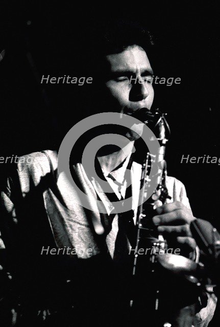 Perico Sambeat, Ronnie Scott's, London, 1993.  Artist: Brian O'Connor