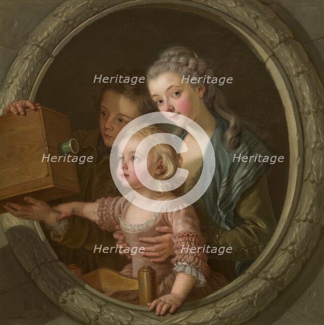 The Camera Obscura, 1764. Creator: Amédée van Loo.