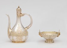 Saracenic Coffee Pot and Sugar Bowl, 1895. Creator: Tiffany & Co.