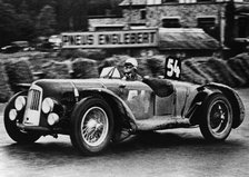 Aston Martin DB1 at Spa 1948, Horsfall-Johnson. Creator: Unknown.