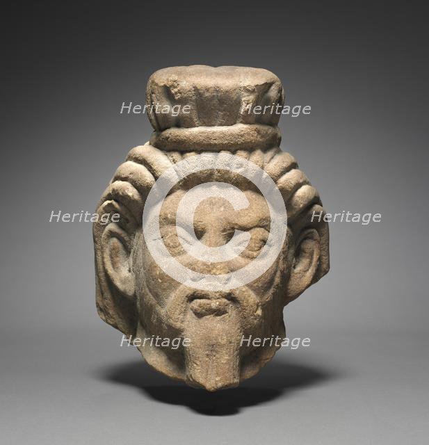 Head of a Rishi, c. 125-150. Creator: Unknown.