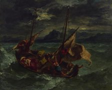 Christ on the Sea of Galilee, 1854. Creator: Eugene Delacroix.