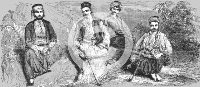 'Costumes of the Men of Erekli', 1854. Creator: Unknown.