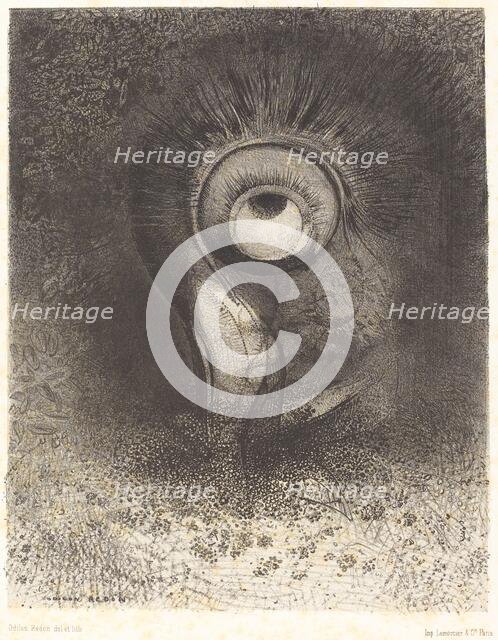 Il y eut peut-etre une vision premiere essayee dans la fleur (There was perhaps a first vision..., 1 Creator: Odilon Redon.