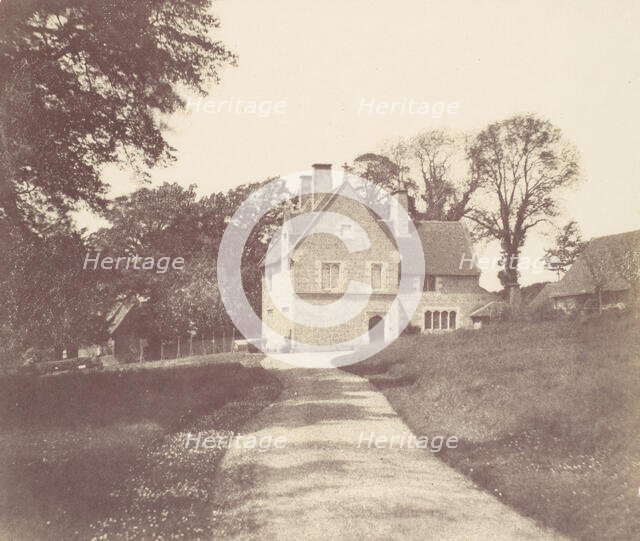 View of House from Driveway, 1850s. Creator: Unknown.