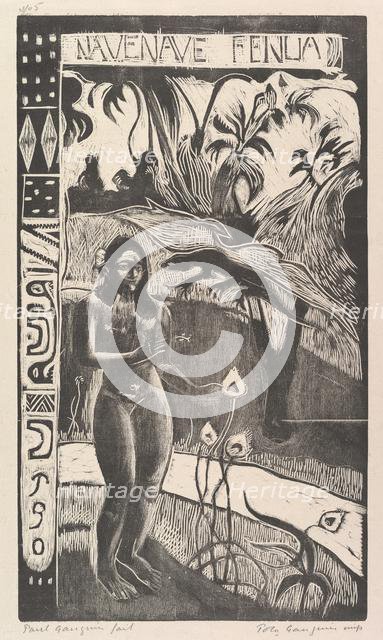 Delightful Land, 1893-94. Creator: Paul Gauguin.