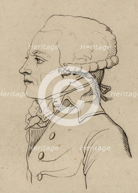 Maximilien de Robespierre (1758-1794) , 1792.