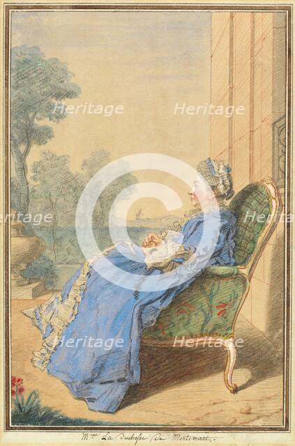 Madame La Duchesse de Mortemart. Creator: Louis de Carmontelle.