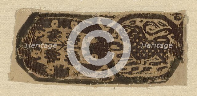 Border, Egypt, Roman period (30 B.C.- 641 A.D.), 5th century. Creator: Unknown.