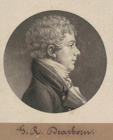 George Raleigh Dearborn, 1806. Creator: Charles Balthazar Julien Févret de Saint-Mémin.