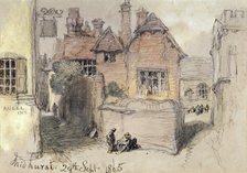 'The Angel Inn, Midhurst', 1865. Artist: Sir John Gilbert