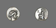 Stater (Coin) Depicting the Nymph Terrina, 375-356 BCE. Creator: Unknown.