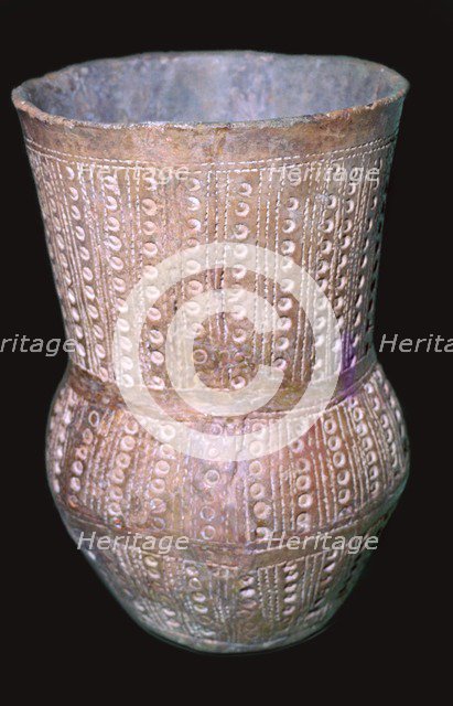 British Neolithic beaker from Lambourne, Berkshire, England. Artist: Unknown