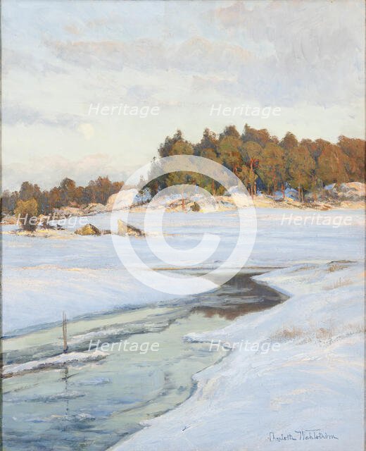 An Evening in March, 1906. Creator: Charlotte Constance Wahlström.