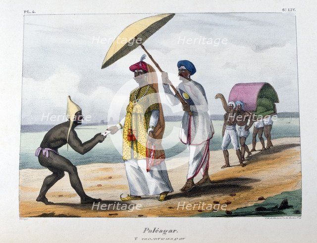 'Paleagar', 1828. Artist: Marlet et Cie