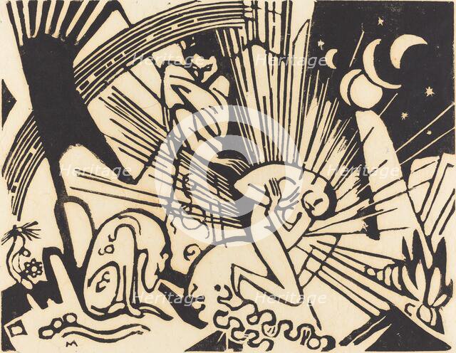 Reconciliation (Versoehnung), 1912. Creator: Franz Marc.