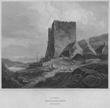 'The Tower of Goldieland, Roxburghshire', 1814. Artist: John Greig.