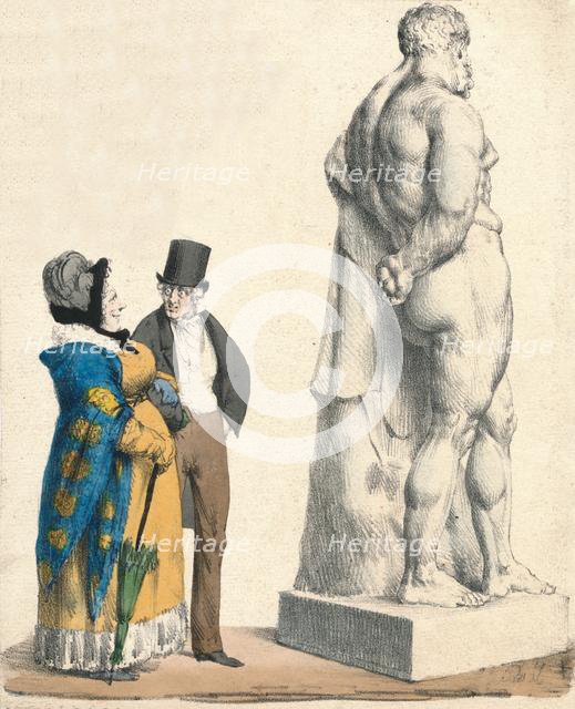 'Quel gaillard! Qu'en dis-tu ma femme? - he! he! he!', c1822.  Creator: Pierre LanglumÃ©.