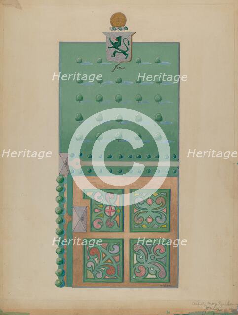 Thomas Jones Estate, c. 1936. Creator: Meyer Goldbaum.