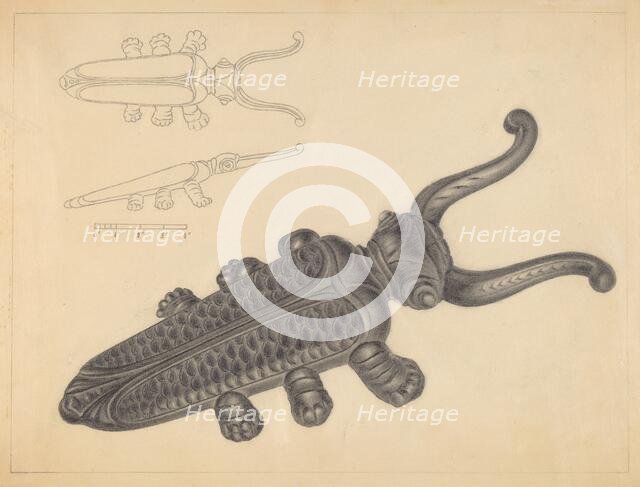 Bootjack, c. 1936. Creator: Filippo Porreca.