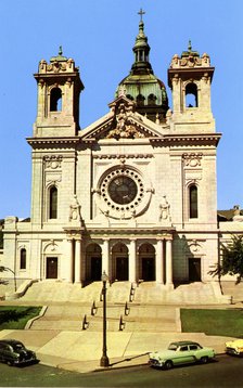 Basilica of St Mary, Minneapolis, Minnesota, USA, 1955. Artist: Unknown