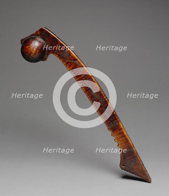 Ball-Headed Club, late 1700s-early 1800s. Creator: Unknown.