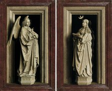 The Annunciation Diptych, 1433. Creator: Jan van Eyck.