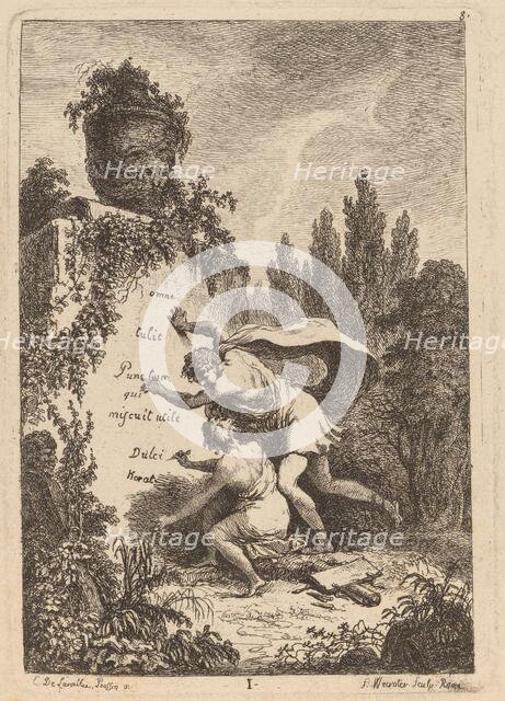 Nella Venuta in Roma: pl. 1, 1764. Creator: Franz Edmund Weirotter.