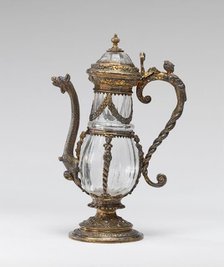 Ewer and Cover, 14th century (crystal); c. 1600 (mounts); before 1905 (spout). Creator: Unknown.