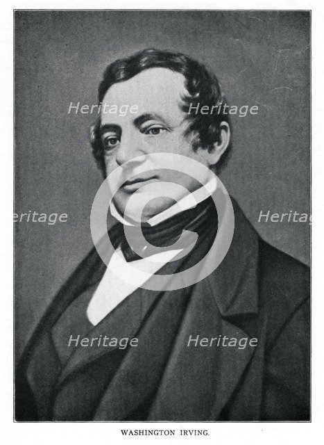 Washington Irving, American author, 20th century. Artist: Unknown