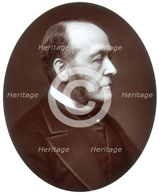 Gathorne Hardy, 1st Viscount Cranbrook, politician and statesman, 1881. Creator: Lock & Whitfield.