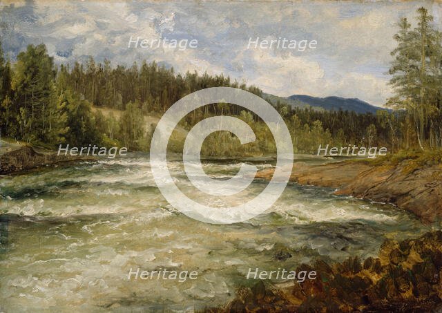 The Labro Falls, 1836. Creator: Thomas Fearnley.