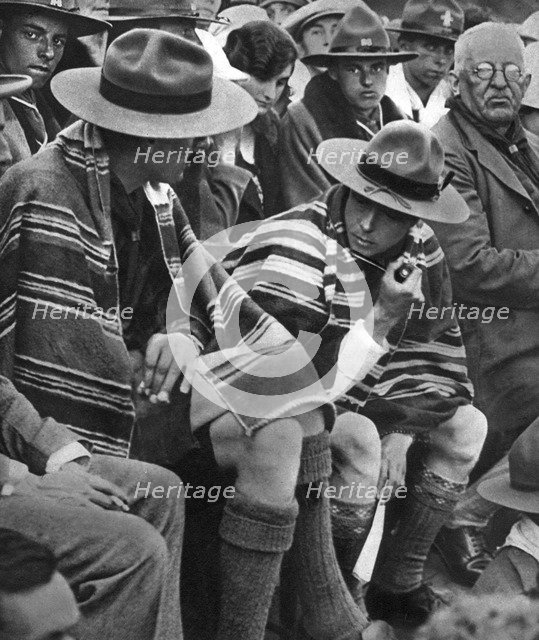 The Prince of Wales with the Welsh scouts, 1926. Artist: Unknown