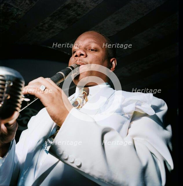 Portrait of Harry Carney, Aquarium, New York, N.Y., ca. Nov. 1946. Creator: William Paul Gottlieb.