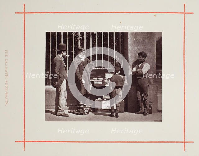 The Dramatic Shoe-Black, 1877. Creator: John Thomson.